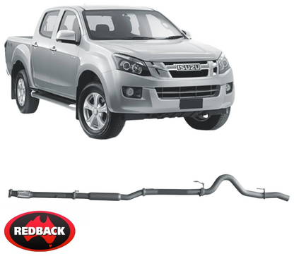 REDBACK EXTREME DUTY EXHAUST SYSTEM FOR ISUZU D-MAX TFR TFS 4JJ1-TC 4JJ1-TCX 3.0 I4 FROM 10/2016 4WD