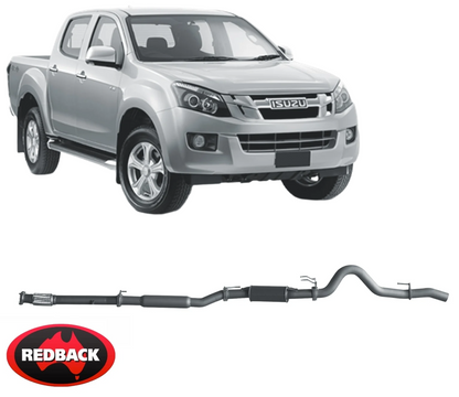 REDBACK EXTREME DUTY EXHAUST SYSTEM FOR ISUZU D-MAX TFR TFS 4JJ1-TC 4JJ1-TCX 3.0 I4 FROM 10/2016 4WD