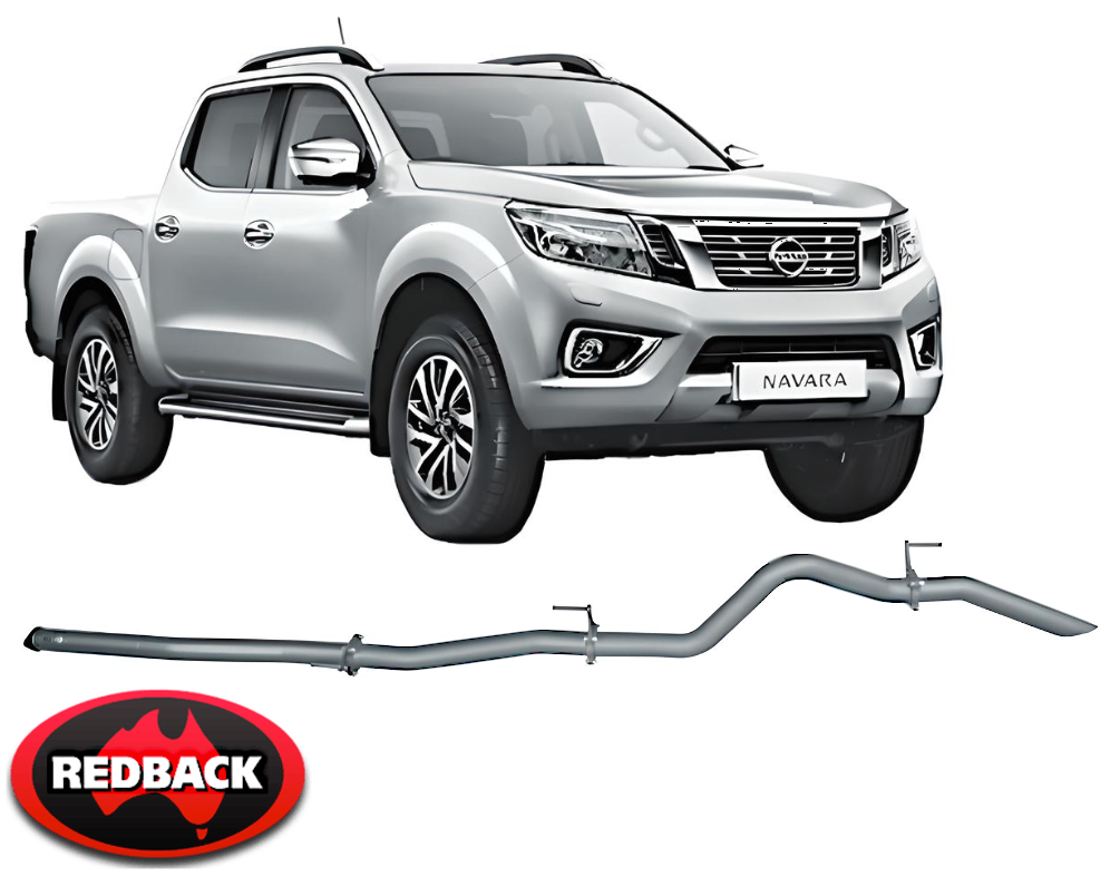 EXTREME DUTY EXHAUST SYSTEM W/ NO MUFFLER FOR NISSAN NAVARA D23 YS23DDT 2.3L I4