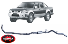 EXTREME DUTY EXHAUST SYSTEM W/ RESONATOR FOR NISSAN NAVARA D22 YD25DDTI 2.5L I4 01/07 ON CAB CHASSIS