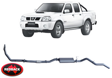 EXTREME DUTY EXHAUST SYSTEM W/ LARGE MUFFLER FOR NISSAN NAVARA D22 ZD30DDT 3.0L I4 UTE & CAB CHASSIS