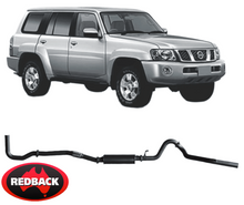 EXTREME DUTY EXHAUST SYSTEM W/ LARGE MUFFLER FOR NISSAN PATROL Y61 TD42T 4.2L I6 WAGON & CAB CHASSIS