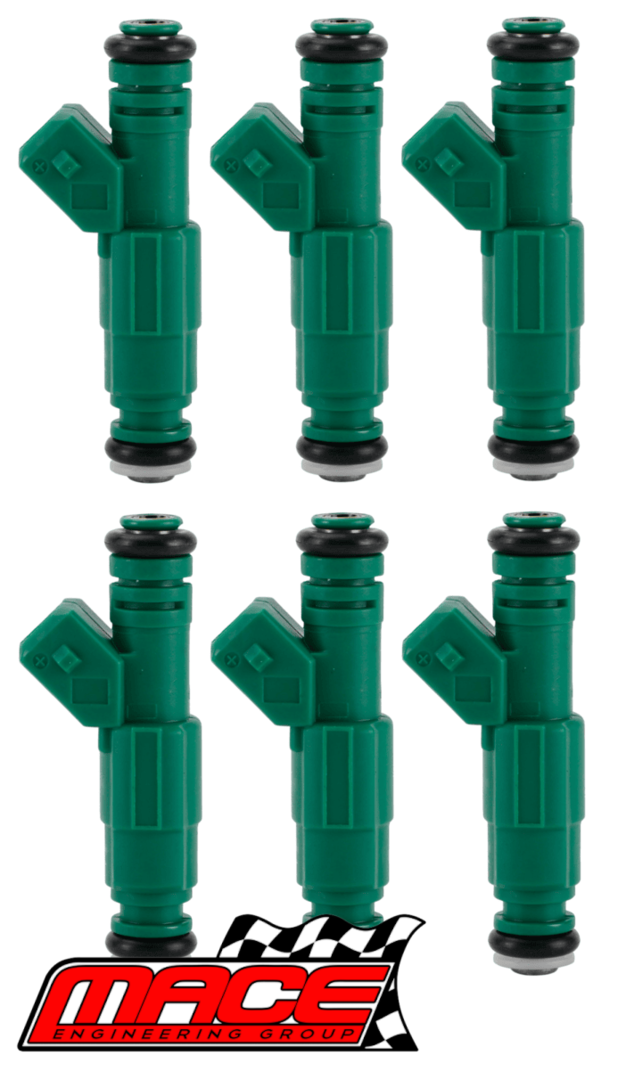 SET OF 6 MACE FUEL INJECTORS TO SUIT HOLDEN CREWMAN VY ECOTEC L36 3.8L V6
