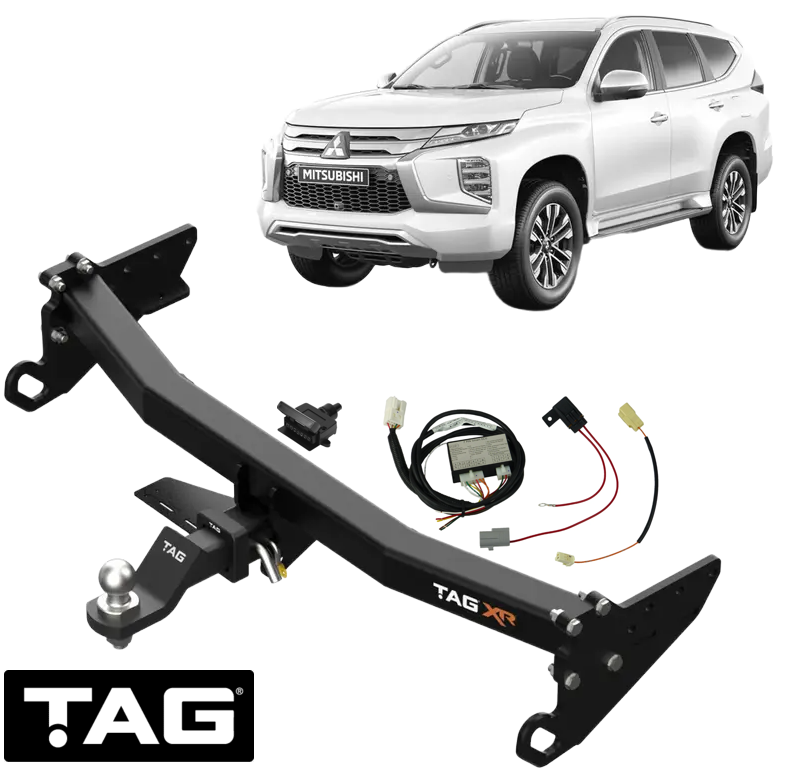 TAG EXTREME RECOVERY (XR) TOW BAR & WIRING KIT TO SUIT MITSUBISHI PAJERO SPORT QF 4N15 2.4L I4