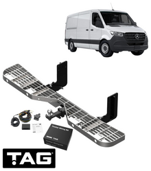 TAG HEAVY DUTY TOW BAR & WIRING KIT TO SUIT MERCEDES BENZ SPRINTER 5-T 519CDI OM642.899 3.0L V6 MWB