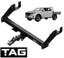 TAG HEAVY DUTY EXTENDED 3-PIECE DESIGN TOW BAR FOR MAZDA BT-50 B19 RZ4E-TC 1.9L 2.0 I4 TRAYBACK ONLY