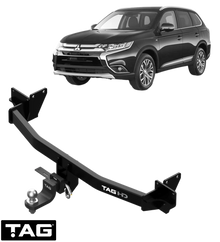 TAG HEAVY DUTY TOW BAR TO SUIT MITSUBISHI OUTLANDER ZK ZL 4B12 4B11 2.0 2.4 I4 11/2012 ON TO 07/2021