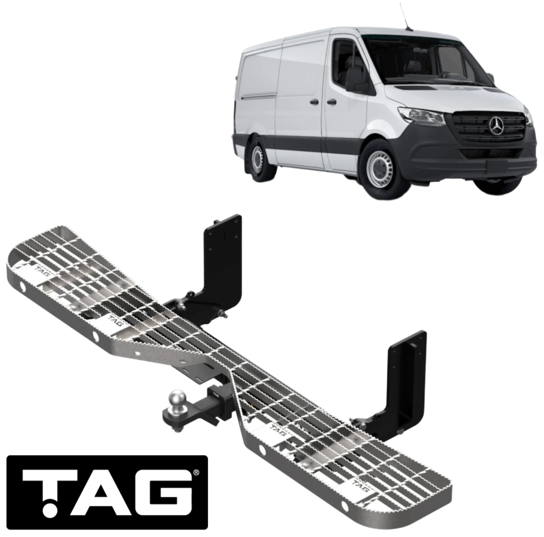 TAG HEAVY DUTY TOW BAR KIT TO SUIT MERCEDES BENZ SPRINTER 5-T 519CDI B907 OM642.899 3.0L V6 MWB ONLY