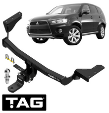 TAG HEAVY DUTY TOW BAR TO SUIT MITSUBISHI OUTLANDER ZG ZH 6B31 3.0L V6 FROM 11/2006