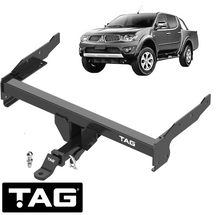TAG HEAVY DUTY TOW BAR TO SUIT MITSUBISHI TRITON ML 6G74 3.5L V6 FROM 10/2006 UTE & CAB CHASSIS ONLY
