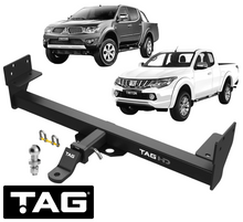 TAG HEAVY DUTY TOW BAR TO SUIT MITSUBISHI TRITON ML MN 4D56 4D56T 4M41T 2.5 3.2 I4 UTE & CAB CHASSIS