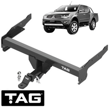 TAG HEAVY DUTY TOW BAR TO SUIT MITSUBISHI TRITON MN 4G64 4D56 4D56T 2.4L 2.5L I4 FROM 10/05 UTE ONLY