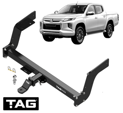 TAG HEAVY DUTY TOW BAR TO SUIT MITSUBISHI TRITON MQ MR 4G64 4N15 TURBO DIESEL 2.4L I4