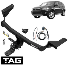 TAG HD TOW BAR & WIRING KIT TO SUIT MITSUBISHI OUTLANDER ZG ZH 4B11 4B12 2.0L 2.4L I4 FROM 11/2006