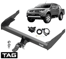 TAG HEAVY DUTY TOW BAR & WIRING KIT TO SUIT MITSUBISHI TRITON ML 6G74 3.5L V6 UTE ONLY