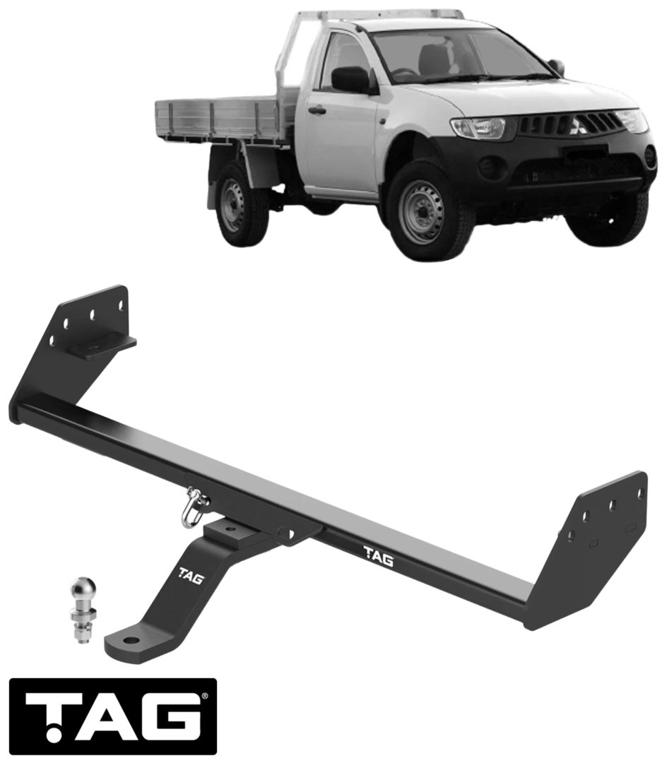 TAG STANDARD DUTY TOW BAR TO SUIT MITSUBISHI TRITON ML MN 4G64 4D56 4D56T 4M41T 2.5L 2.4L 3.2L I4