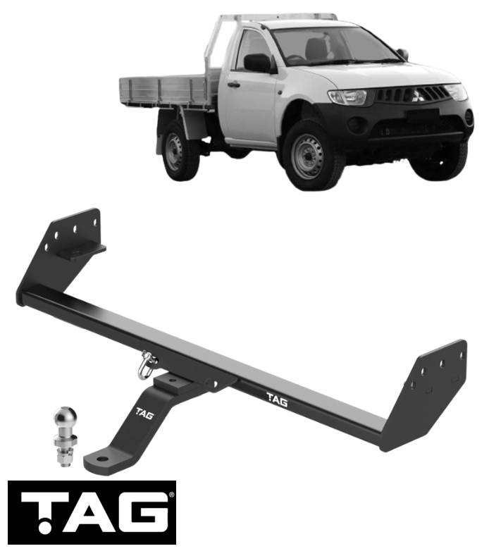 TAG STANDARD DUTY TOW BAR TO SUIT MITSUBISHI TRITON ML MN 6G74 3.5L V6