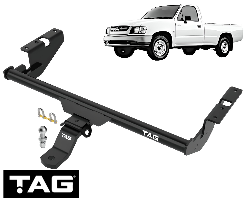 TAG HEAVY DUTY 1-PIECE DESIGN TOW BAR FOR MITSUBISHI TRITON MV 4N16 2.4 I4 12/23 ON CAB CHASSIS ONLY