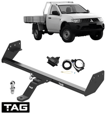TAG STANDARD DUTY TOW BAR & WIRING KIT TO SUIT MITSUBISHI TRITON ML MN 6G74 3.5L V6