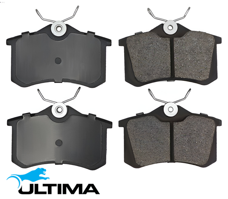 ULTIMA REAR BRAKE PAD SET TO SUIT AUDI S4 B5 AGB AZB TWIN TURBO 2.7L V6