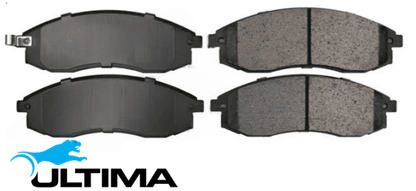 ULTIMA FRONT BRAKE PAD SET TO SUIT MITSUBISHI L200 K76 6G72 3.0L V6 FROM 06/2000