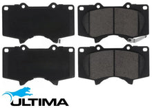 ULTIMA FRONT BRAKE PAD SET TO SUIT MITSUBISHI PAJERO V83W V93W NS NT NW 6G72 6G75 3.0L 3.8L V6