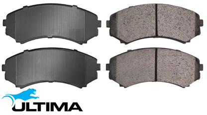 ULTIMA FRONT BRAKE PAD SET TO SUIT MITSUBISHI 4G69 4M40T 4M41T TURBO DIESEL 2.4L 2.8L 3.2L I4