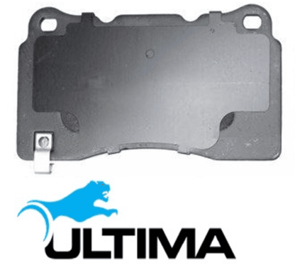 ULTIMA FRONT CERAMIC BRAKE PADS TO SUIT SUBARU IMPREZA GD GG G3 EJ207 EJ255 EJ257 TURBO 2.0L 2.5L F4