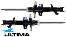 PAIR OF ULTIMA FRONT GAS SHOCK ABSORBERS TO SUIT FORD FIESTA WZ M1JE TURBO 1.0L I3