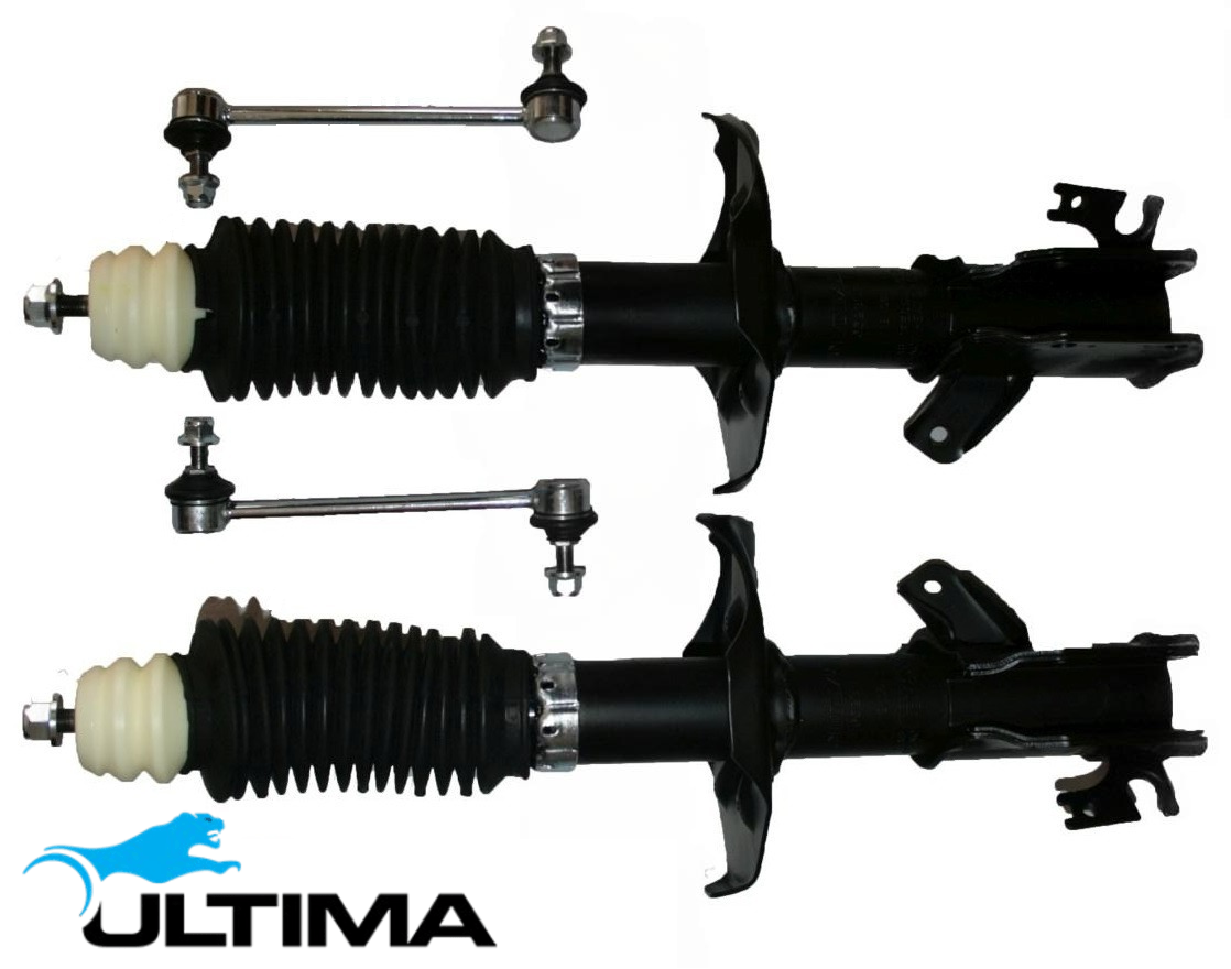 2 X ULTIMA FRONT GAS SHOCK ABSORBER TO SUIT FORD LASER KN KQ BJ B3 ZM FP FS-DE 1.3 1.6L 1.8L 2.0L I4