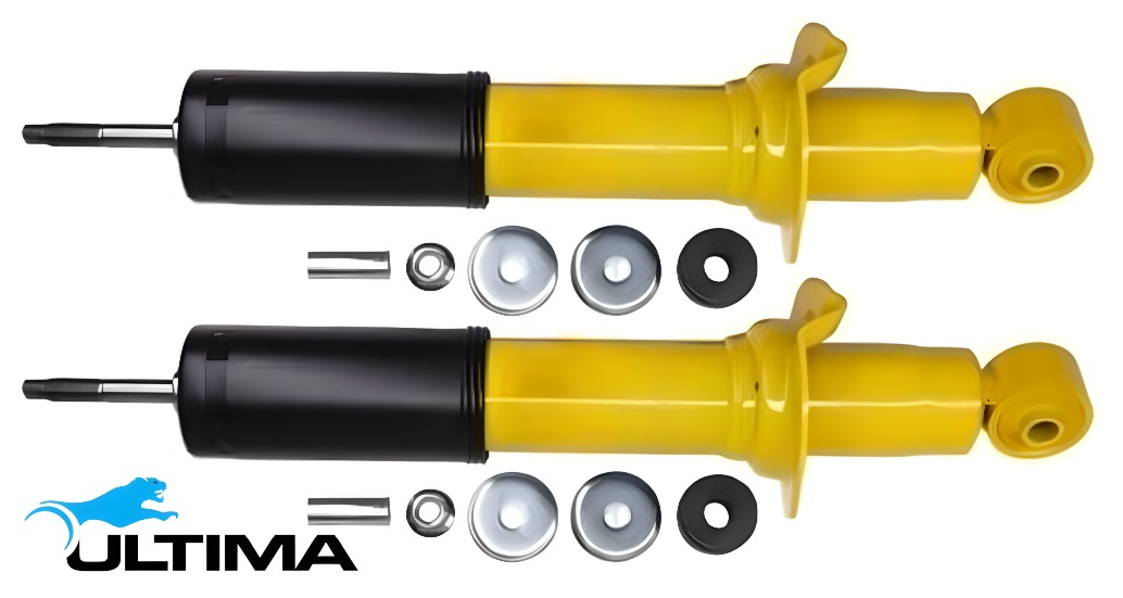 2 X ULTIMA FRONT GAS SHOCK ABSORBER FOR NISSAN NAVARA NP300 D23 QR25DE YS23DDT YS23DDTT 2.3L 2.5L I4