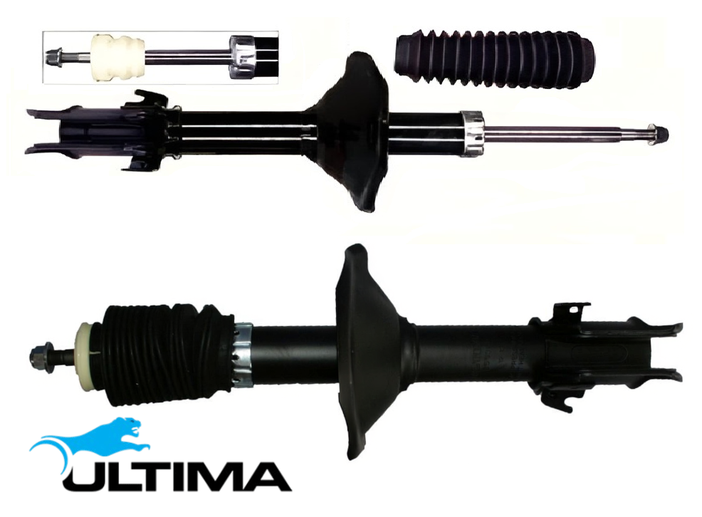 PAIR OF ULTIMA FRONT GAS SHOCK ABSORBERS TO SUIT SUBARU FORESTER SG S11 EJ203 EJ205 TURBO 2.0 2.5 F4