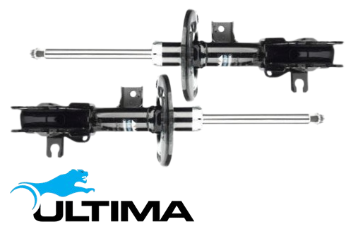 2 X FRONT GAS SHOCK ABSORBER TO SUIT TOYOTA HILUX GGN15R 1GR-FE 4.0L V6 WITH COIL SPRING SUSPENSION