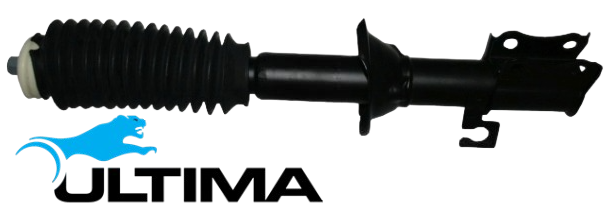 ULTIMA FRONT LEFT GAS SHOCK ABSORBER TO SUIT FORD FESTIVA DB2 B3 1.3L I4 AUTOMATIC TRANSMISSION