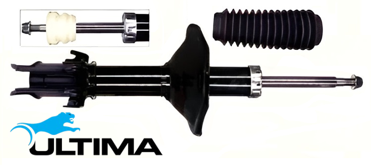 ULTIMA FRONT LEFT GAS SHOCK ABSORBER TO SUIT SUBARU FORESTER SG S11 EJ203 EJ205 TURBO 2.0L 2.5L F4