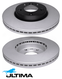 FRONT VENTED DISC BRAKE ROTOR SET FOR MITSUBISHI OUTLANDER CG2W GF7W GF8W 4B11 4J11 4J12 2.0 2.4L I4