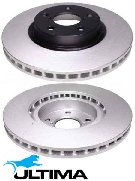 ULTIMA FRONT VENTED DISC BRAKE ROTOR SET TO SUIT SUBARU IMPREZA GT FB20C 2.0L F4 OD 277MM