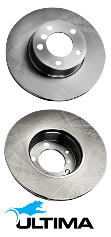 ULTIMA FRONT VENTED DISC BRAKE ROTOR SET TO SUIT AUDI A6 C5 ASN 3.0L V6 1LF & 1LT EXCEPT SEDAN