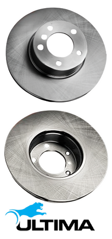 ULTIMA FRONT VENTED DISC BRAKE ROTOR SET TO SUIT AUDI A4 B5 APS 2.4L V6 OD 312MM EXCEPT FWD SEDAN