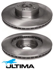 FRONT VENTED DISC BRAKE ROTOR SET FOR SUBARU FA20E EJ205 EJ207 EJ208 EJ20X EJ20Y EE20 EE20Z 2.0L F4