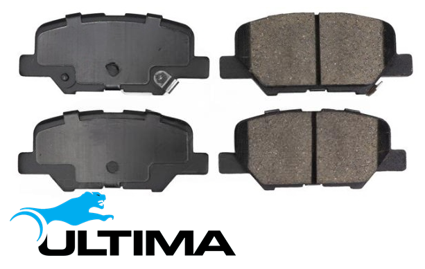 ULTIMA REAR BRAKE PADS TO SUIT MITSUBISHI OUTLANDER ZJ ZK ZL 4J11 4J12 4B11 4N14 2.0L 2.3L 2.4L I4