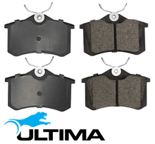 ULTIMA REAR BRAKE PAD SET TO SUIT AUDI A1 8X CHZB TURBO 1.0L I3