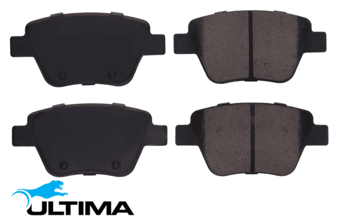 ULTIMA REAR BRAKE PAD SET TO SUIT AUDI A3 8P BZB CDAA TURBO 1.8L I4