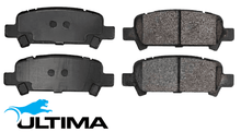 ULTIMA REAR BRAKE PAD SET TO SUIT SUBARU EJ201 EJ202 EJ204 EJ205 EJ206 EJ207 EJ208 EJ15 1.5L 2.0L F4