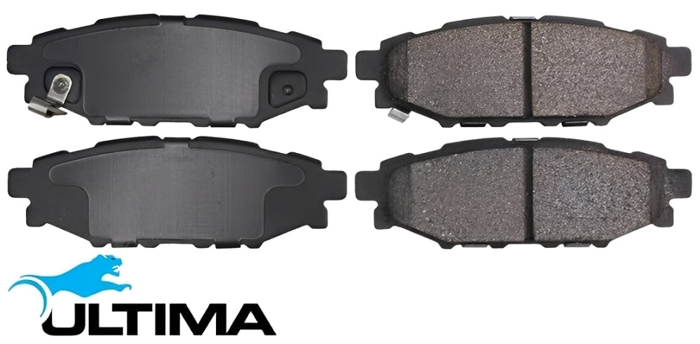 ULTIMA REAR BRAKE PAD SET TO SUIT SUBARU TRIBECA WX EZ30D 3.0L F6