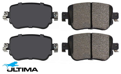 ULTIMA REAR BRAKE PAD SET TO SUIT AUDI Q3 8U CZEA CULB CUVC CUWA DFUA TURBO DIESEL 1.4L 2.0L I4