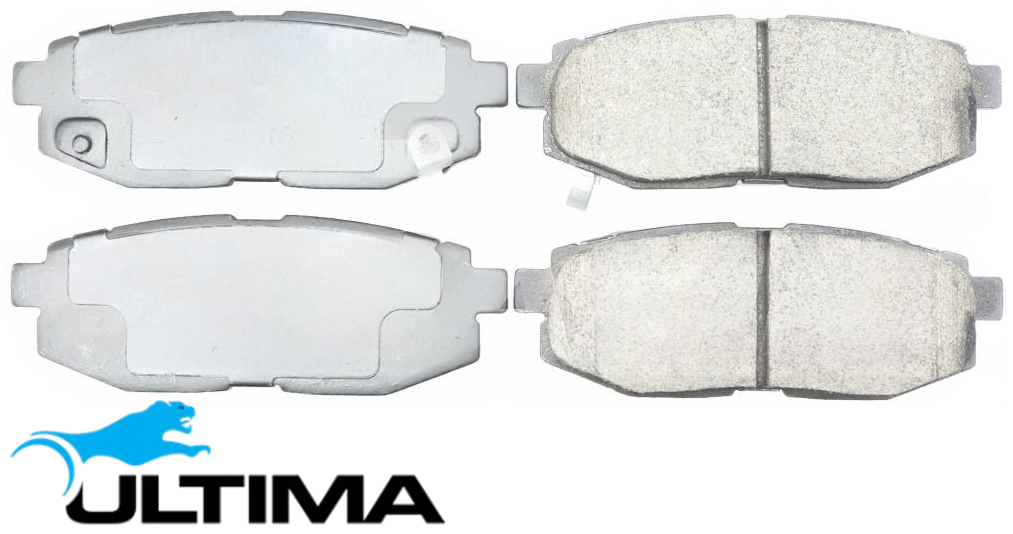 ULTIMA REAR BRAKE PAD SET TO SUIT SUBARU BRZ ZC FA20C FA20D 2.0L F4