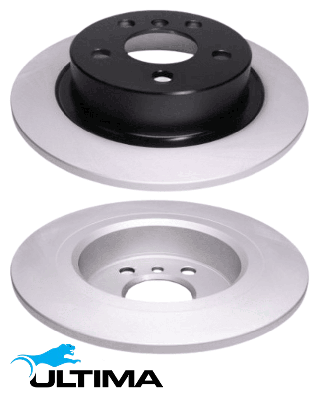 ULTIMA REAR SOLID DISC BRAKE ROTOR SET TO SUIT BMW X SERIES X1 B47C20A 2.0L I4 SUITS FWD ONLY