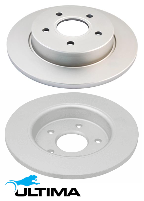 REAR SOLID DISC BRAKE ROTORS TO SUIT FORD FOCUS LV B5254T3 HYDA 2.5 I5 EXCEPT GXXGC CHASSIS OD 265MM