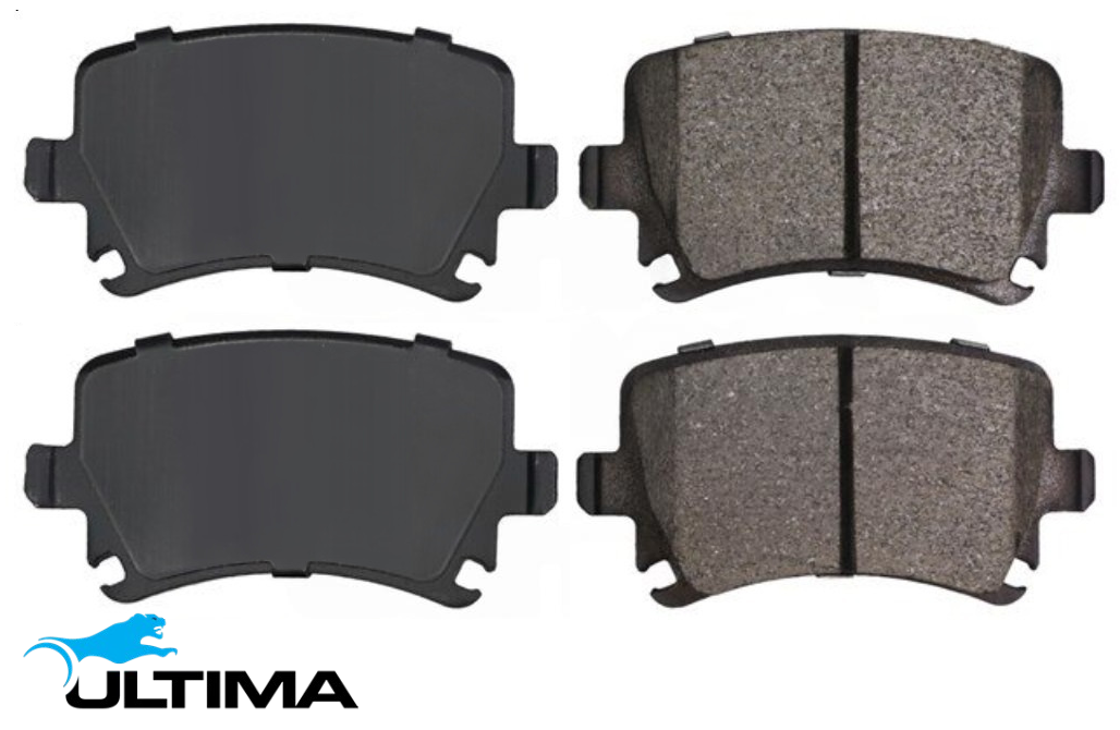 ULTIMA REAR BRAKE PAD SET TO SUIT AUDI CFGB CDLB CDAA BWA CHHC CESA BLS BYT CAXC 1.4 1.8 1.9 2.0L I4